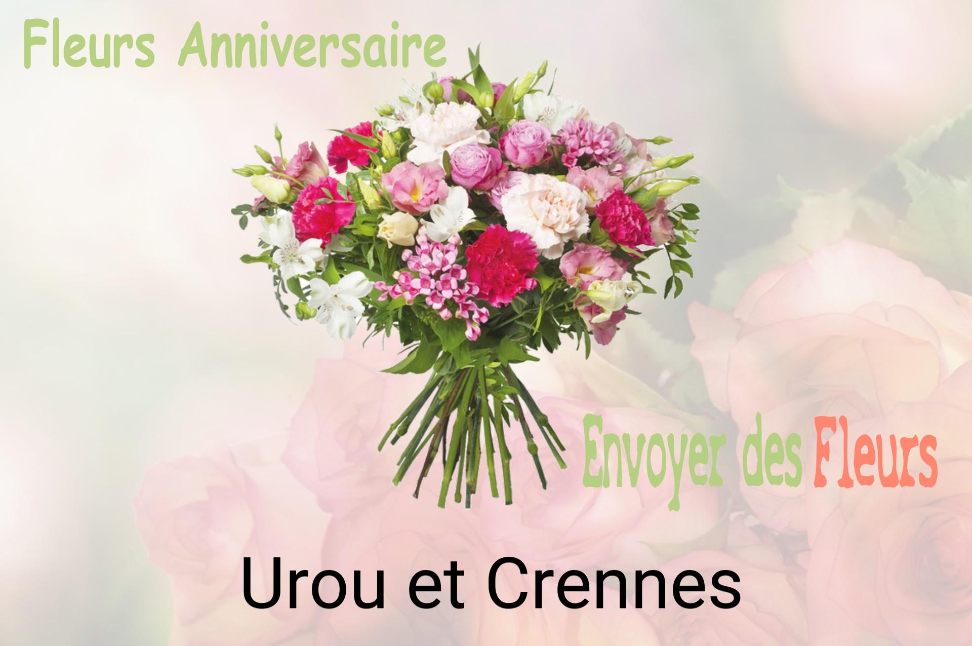 Bouquet de fleurs d’anniversaire livré à Urou-et-Crennes