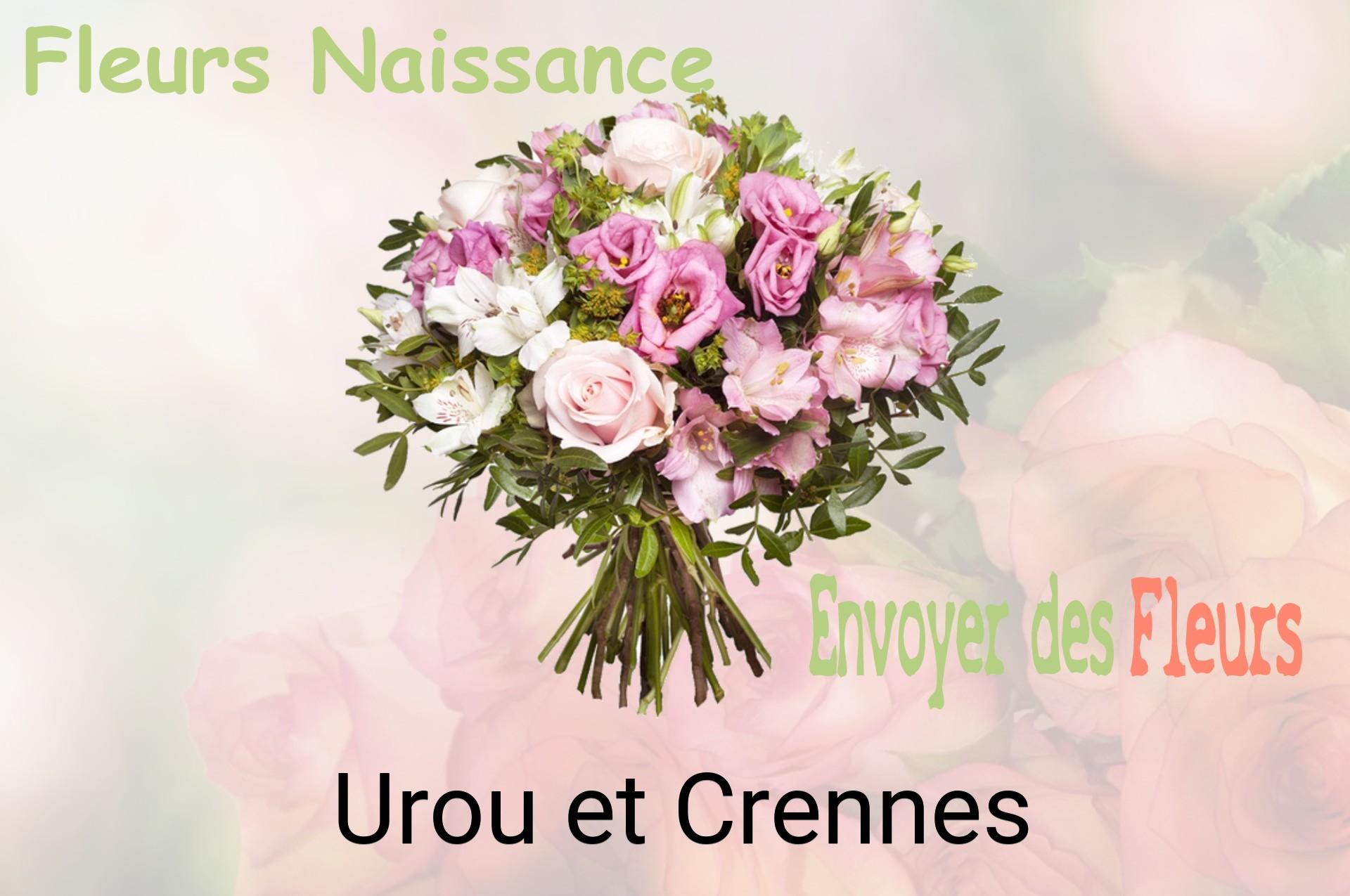 Bouquet de fleurs de naissance livré à Urou-et-Crennes